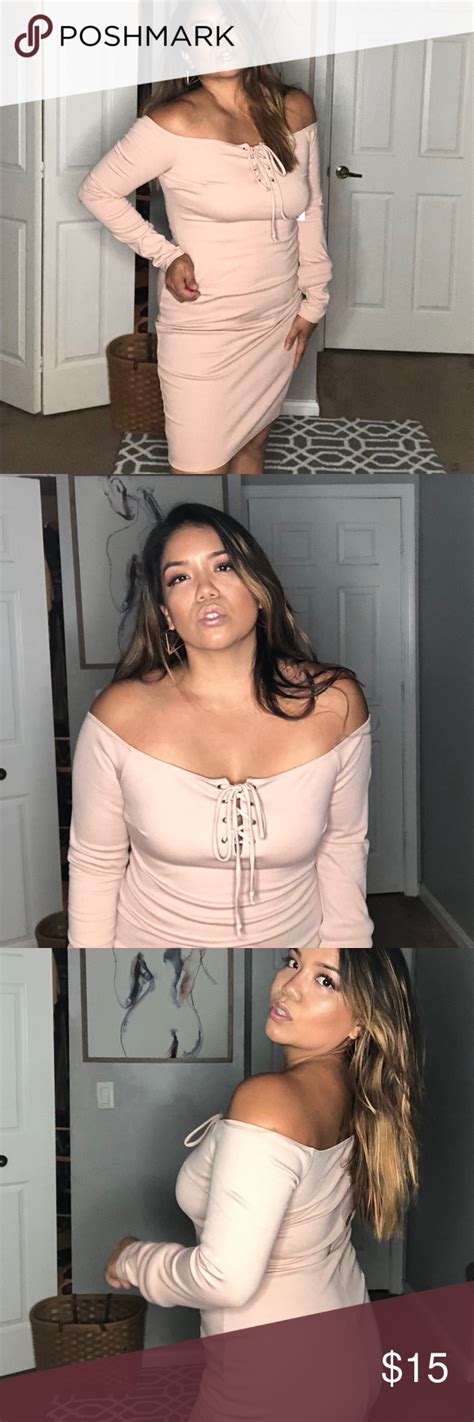 Off The Shoulder Rosetta Nude Me Midi Dress Charlotte Russe Dresses Maroon Long Sleeve Dress