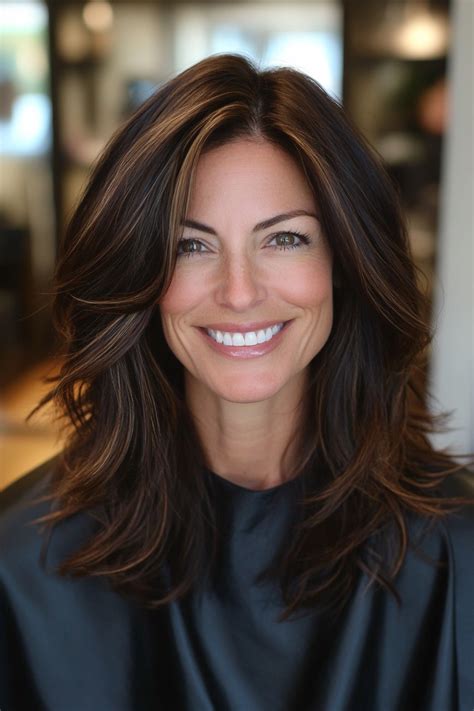 chic medium length layered haircuts   creativebooster