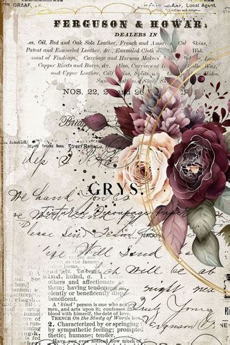 Grys Textured Decoupage Paper Belle Cheri Redesigns