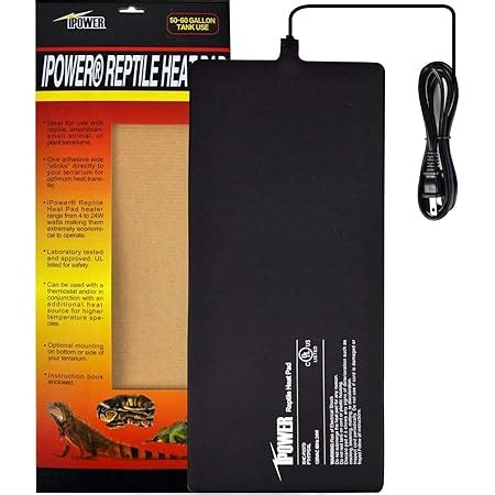 Amazon IPower 8 By 12 Inch Under Tank Heat Mat Reptile Heating