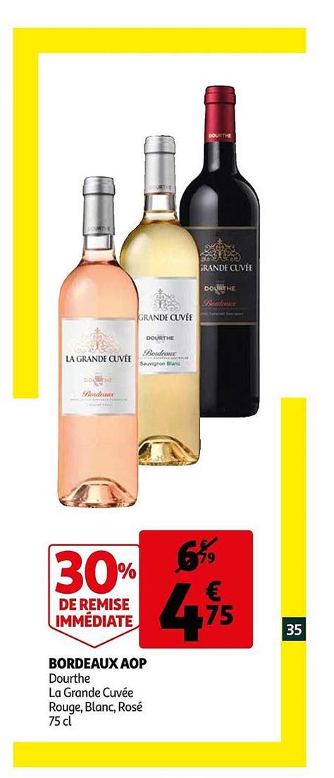 Promo Bordeaux Aop Chez Auchan Icatalogue Fr