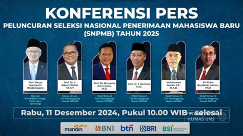 uns buka  program studi   penerimaan mahasiswa