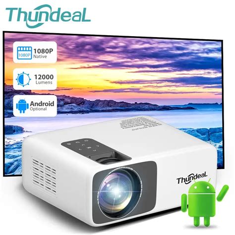 Thundeal Completo Projetor Full Hd 1080p 2k 4k V Deo Led 3d Projetor