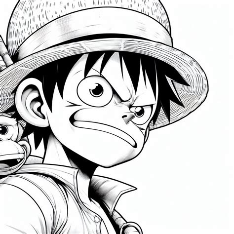 Monkey D. Luffy 20 Coloring Pages - Etsy UK