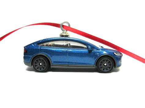 Tesla Model X EV Electric Car Matchbox Ornament Hot Wheels Etsy