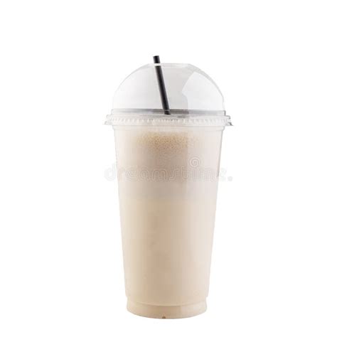 Caramel Milkshake Plastic Cup Stock Photos Free Royalty Free