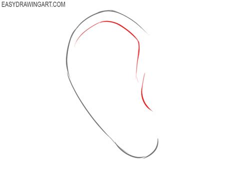 How To Draw Human Ears Step By Step