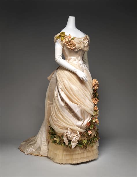 Evening Dress By House Of Worth France Ca 1882 1551 X 2000 OS R