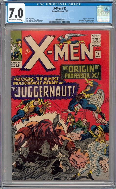 The X Men Cgc St Appearance Of The Juggernaut Comic