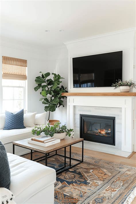 tv-above-fireplace-ideas-13 - Living Letter Home