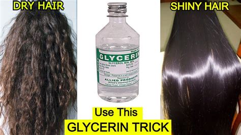 Use Glycerin This Way To Turn Dry Frizzy Hair To Soft Smooth Shiny Hair Naturally Priya Malik