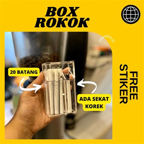 Jual Box Rokok Akrilik Case Rokok Tempat Rokok Akrilik Shopee