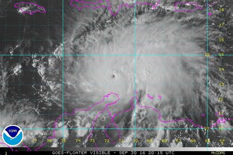 Hurricane Matthew 2016: Projected path of Category 5 storm tracks near ...