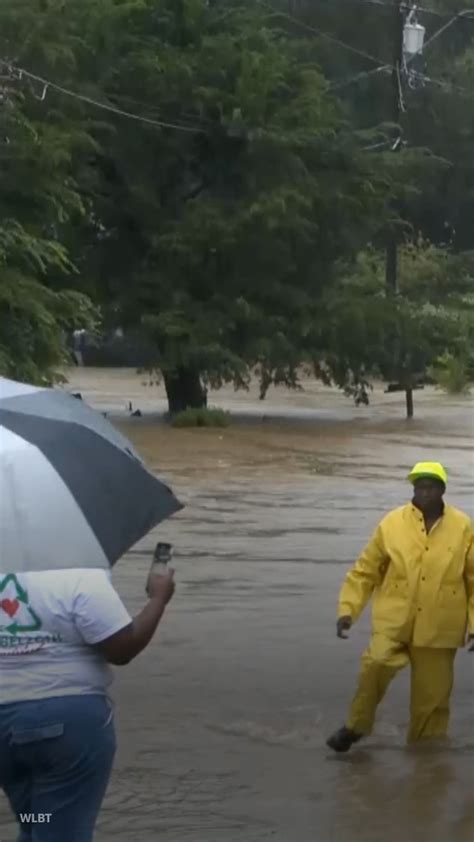 Heavy Rain Causes Flooding In Mississippi