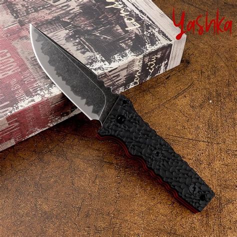 Outdoor Tools Hunting Knife Fixed Blade DC53 Steel Kydex Sheath