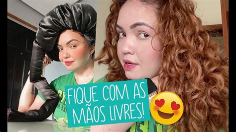 ZERO FRIZZ COMO USAR TOUCA DIFUSORA DE CETIM Secar O Cabelo As