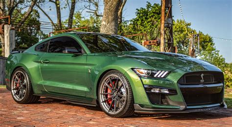 Ford Shelby Mustang Gt500 Eruption Green Signature Sv310s Wheel Front