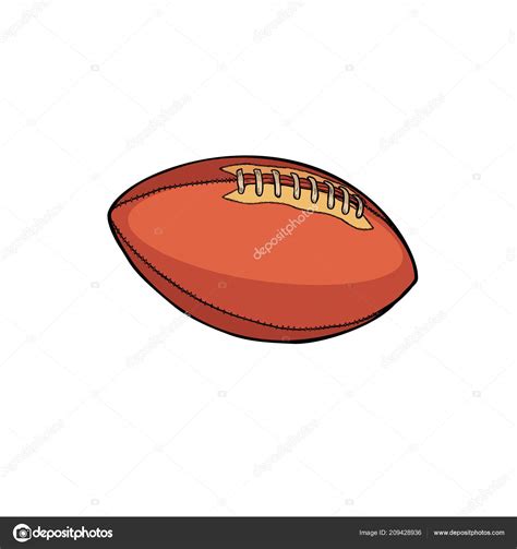 American football ball Stock Illustration by ©studiostoks #209428936