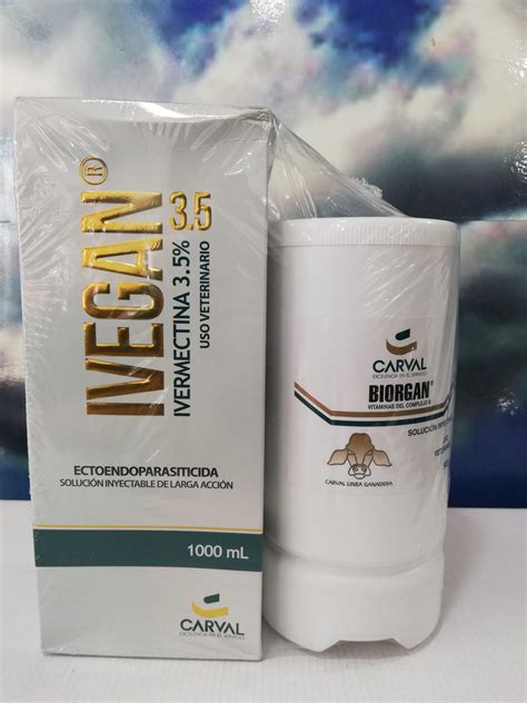 KIT IVEGAN 3 5 X 1LT BIORGAN X 500ML Agropecuaria El Cimarron