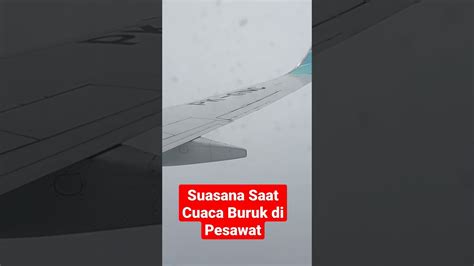 Suasana Saat Cuaca Buruk Di Pesawat Pesawat Cuaca Terbang