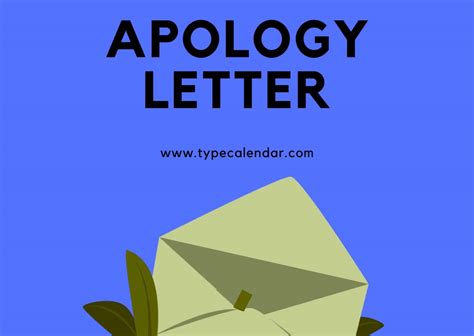 Free Printable Apology Letter Templates Effortlessly Express Regret