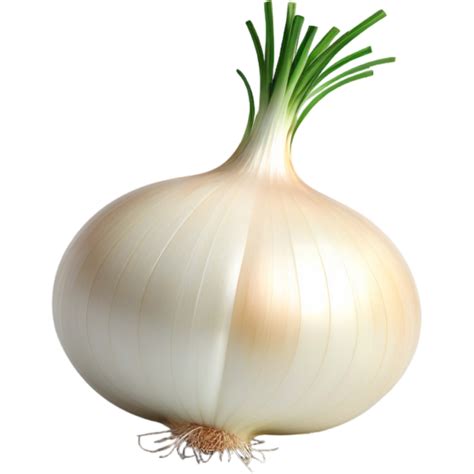 White Onion 3D Illustration AI Generative 29319027 PNG