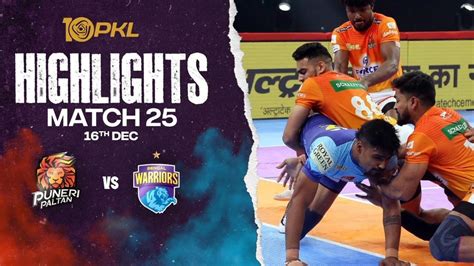 Match Highlights: Puneri Paltan vs Bengal Warriors | December 16 | PKL ...