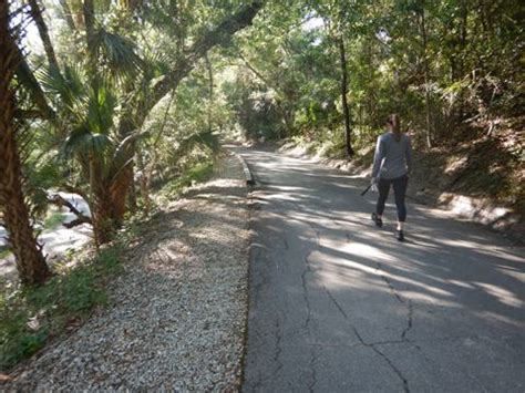 Ravine Gardens State Park, North FL Biking. E-Z Map, Photos.