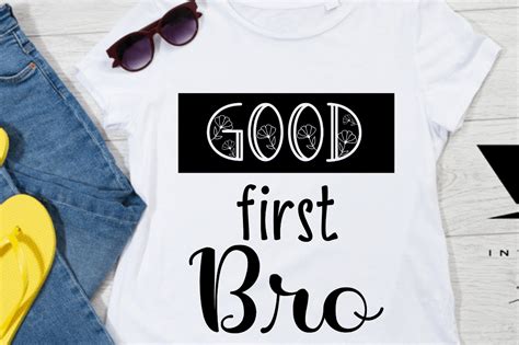 Good Frist Bro Svg T Shirt Design Graphic By Ujjal Mia · Creative Fabrica