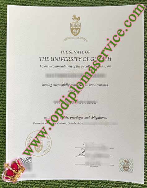 Best Price To Buy A Fake University Of Guelph Diploma