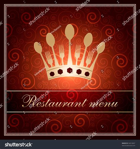 Luxury Template Restaurant Menu Stock Vector Royalty Free 94014847