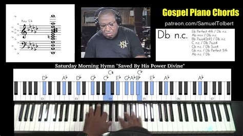 Gospel Piano Chords - Saved By His Power Divine" Chords - Chordify