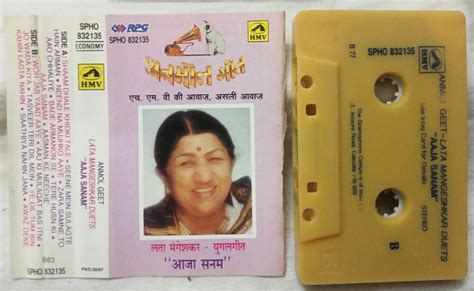 Anmol Geet Lata Mangeshkar Duets Aaja Sanam Hindi Film Audio Cassette - Tamil Audio CD, Tamil ...