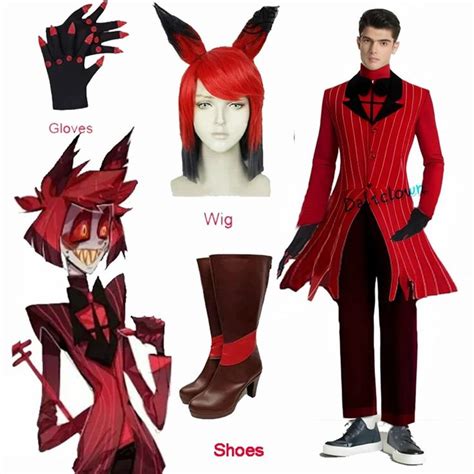 Ala Stor Cosplay Hazbin Anime Cosplay Kost M Per Cke Ohren