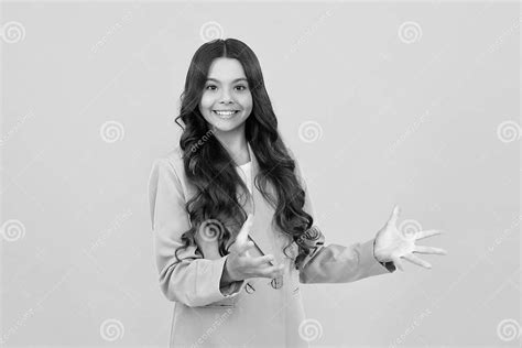 Close Up Portrait Of Her She Nice Cute Attractive Cheerful Amazed Girl