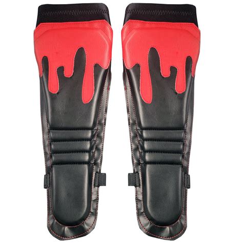 Red Bloody Drip Design On Black Natural On Black Kickpads —