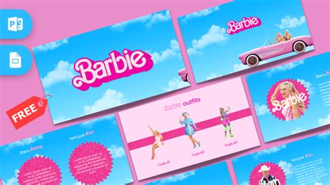 Free Barbie Powerpoint Templates Prezentr