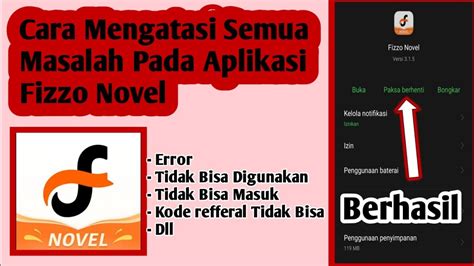 Cara Mengatasi Semua Masalah Pada Aplikasi Fizzo Novel Cara Atasi