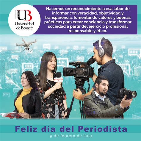 Feliz Día del Periodista Universidad de Boyaca