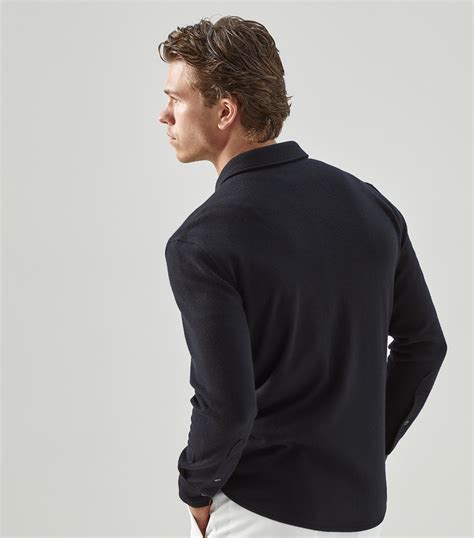 Mens Brunello Cucinelli Black Wool Cashmere Single Breasted Blazer