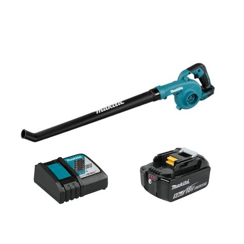 Makita Dub186rt1 Akumulatorowa Dmuchawa Lxt 18v Li Ion 245 Kmh Lxt 18v Li Ion 1x Aku 50ah