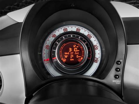 Image 2012 FIAT 500 2 Door HB Lounge Instrument Cluster Size 1024 X