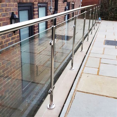 Mirror Polished Stainless Steel Brighton Balustrade Sussex Glass