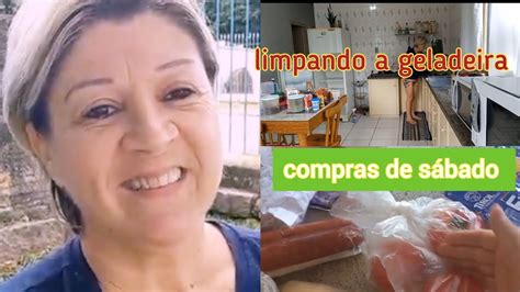 Limpei A Geladeira Dobrei Roupas Comprinhas De S Bado Youtube