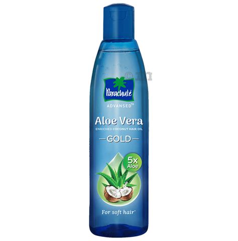 Parachute Advansed 5x Aloe Vera Enriched Coconut Hair Oil Gold For