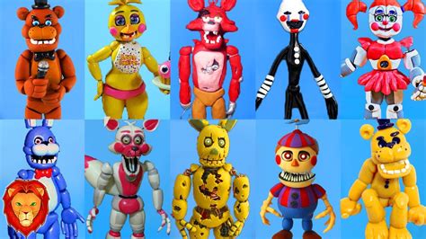 Todos Los Animatronicos De Plastilina Mucho Miedo Five Nights At