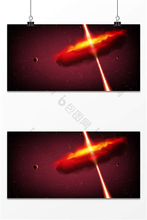 科幻科技星空爆炸抽象科教校园模板 包图网