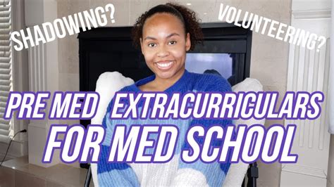 Pre Med Extracurricular Activities Med School Prep Youtube