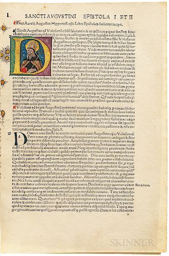 Augustine Of Hippo Saint 354 430 Ad Epistolae Liber Epistolarum