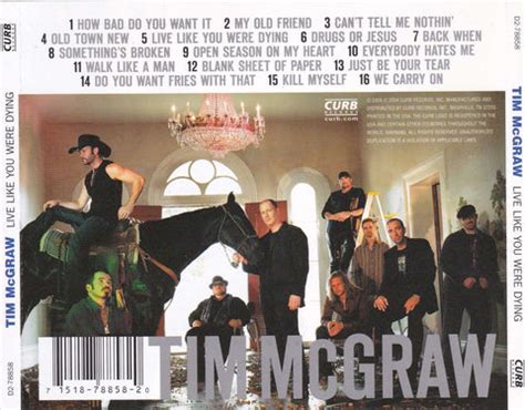 Tim McGraw - Live Like You Were Dying - CD